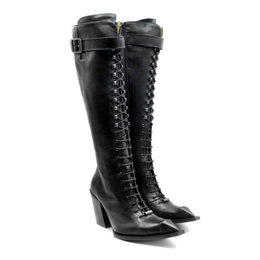 John Fluevog Abstract Candy boots size 8.5